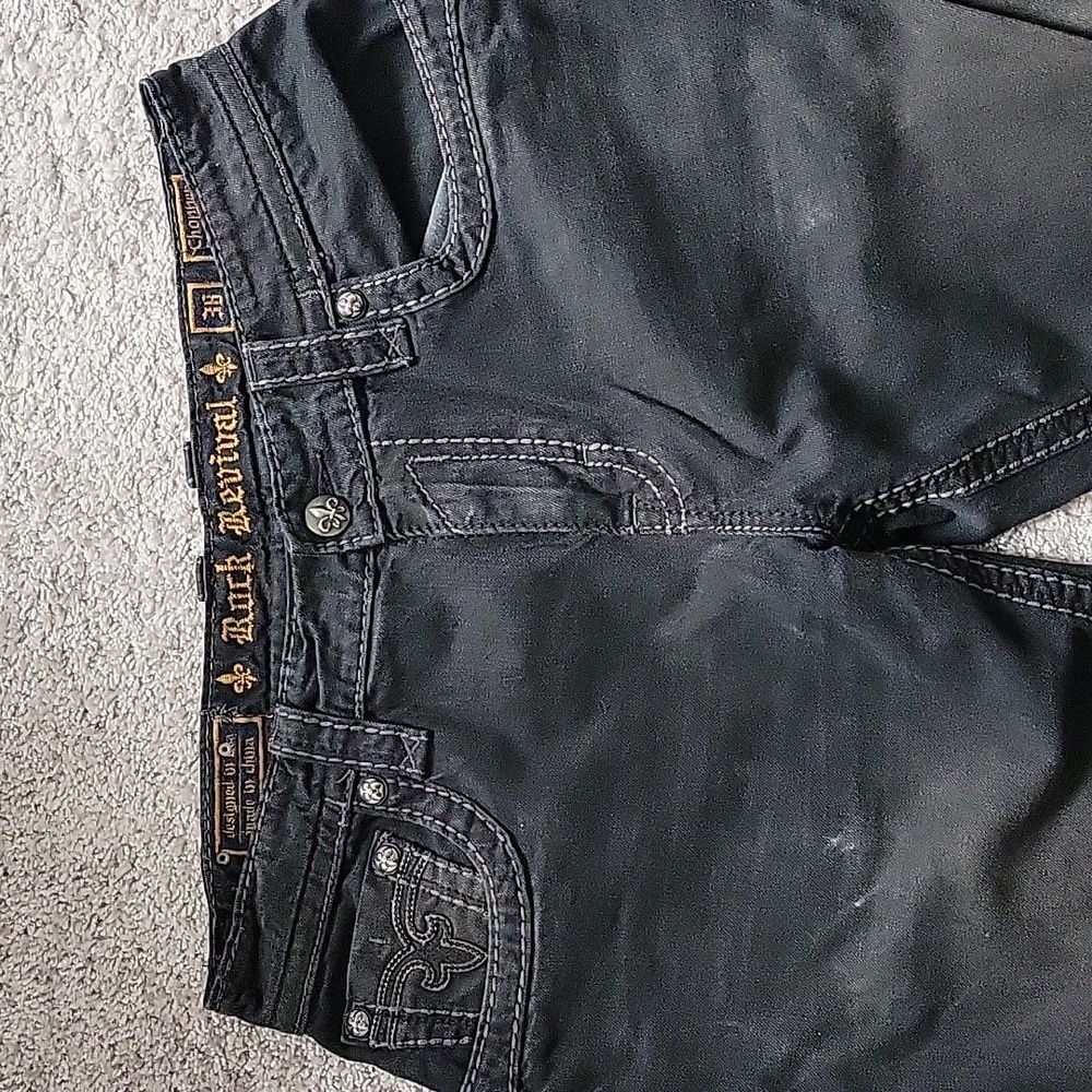 Rock Revival men's jeans in black